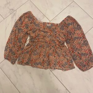 NWT American eagle floral top